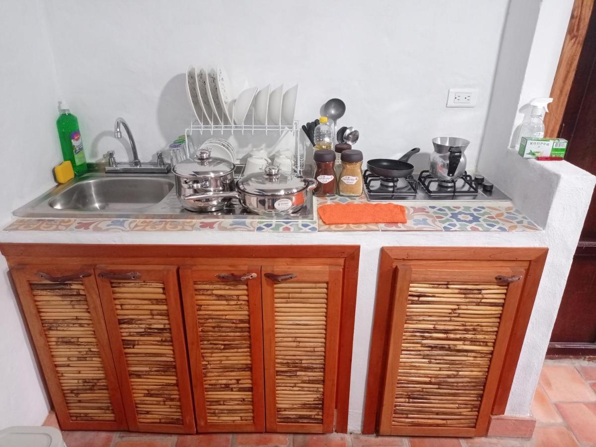 Apartamento Privado Maolga Apartment Barichara Bagian luar foto